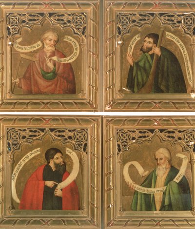Santos Tomás, Santiago el Menor, Judas Macabeo y Matías de Nicolas Frances